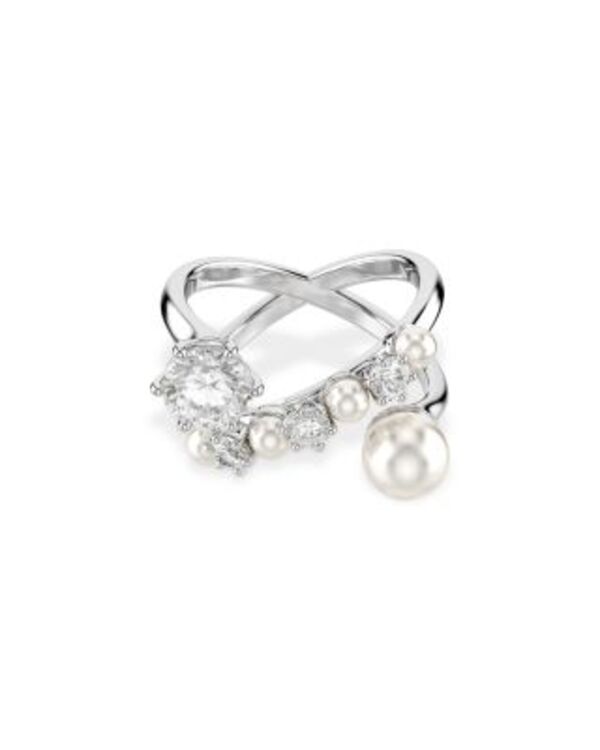 スワロフスキー レディース アクセサリー リング Swarovski Matrix Cocktail Ring White ホワイト｜ReVida 店