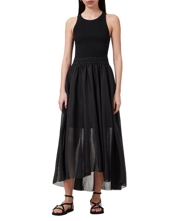 オールセインツ レディース トップス ワンピース マキシ ALLSAINTS Zenia Maxi Dress Black ブラック