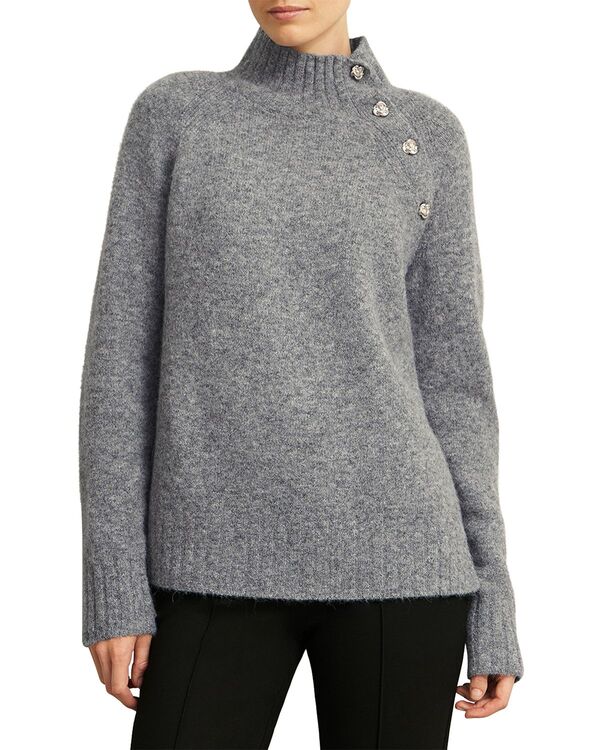ホッブスロンドン レディース アウター ニット・セーター ハイネック HOBBS LONDON Lisbethigh Neck Sweater Mid Grey Multi グレー