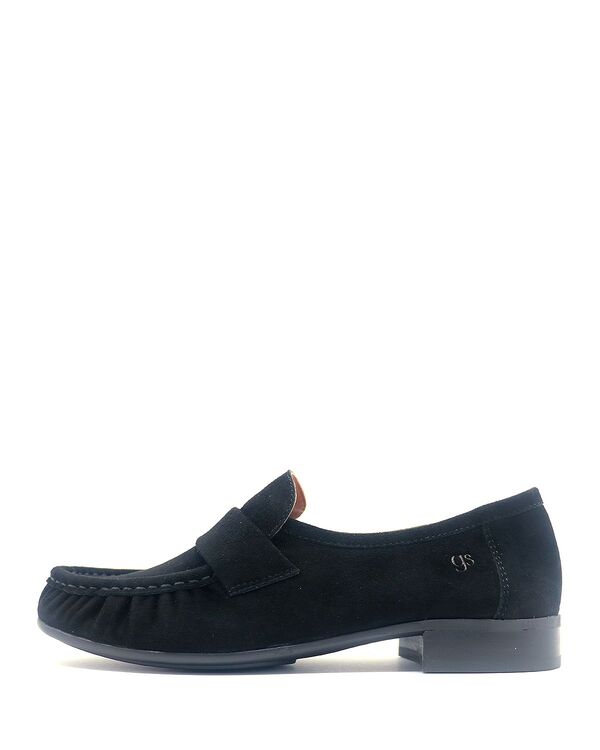 ケネスコール レディース シューズ パンプス ローファー Gentle Souls by Kenneth Cole Women's Crew Loafer Flats Black Suede ブラック