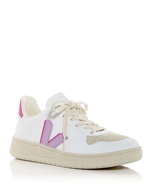 ヴェジャ レディース シューズ スニーカー VEJA Women's V-10 Low Top Sneakers White Orchid ホワイト