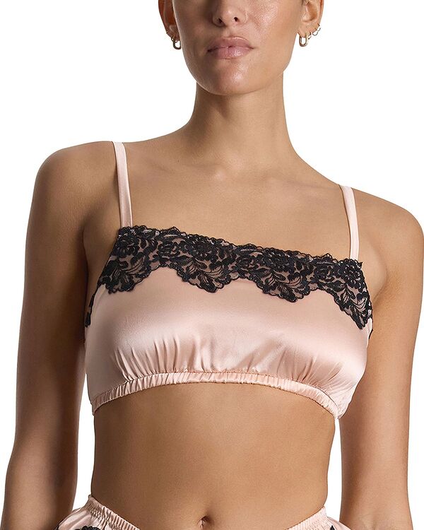 ハンキーパンキー レディース アンダー御召しもの ブラ Hanky Panky x Lexi Wood Victoria Bralette Lexi Blush/Black 黒いこと
