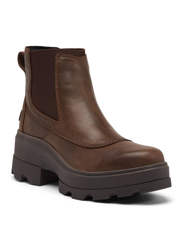 ソレル レディース シューズ ブーツ・レインブーツ チェルシーブーツ プラットフォーム チェルシー Sorel Women's JOAN FRWD Platform Chelsea Boots Tobacco/Blackened Brown ブラウン
