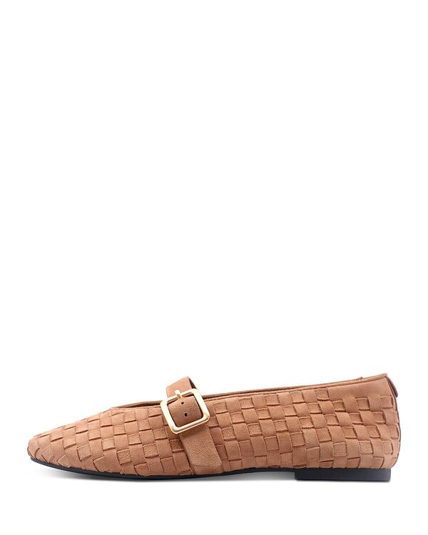 ケネスコール レディース シューズ パンプスエード Gentle Souls by Kenneth Cole Women's Winifred Woven Suede Ballerina Flats Camel Suede キャメル