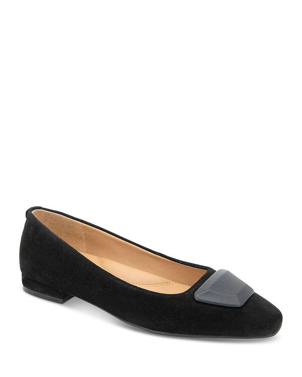 ケネスコール レディース シューズ パンプスエード Gentle Souls by Kenneth Cole Women's Hanette Suede Ballet Flats Black Suede ブラック