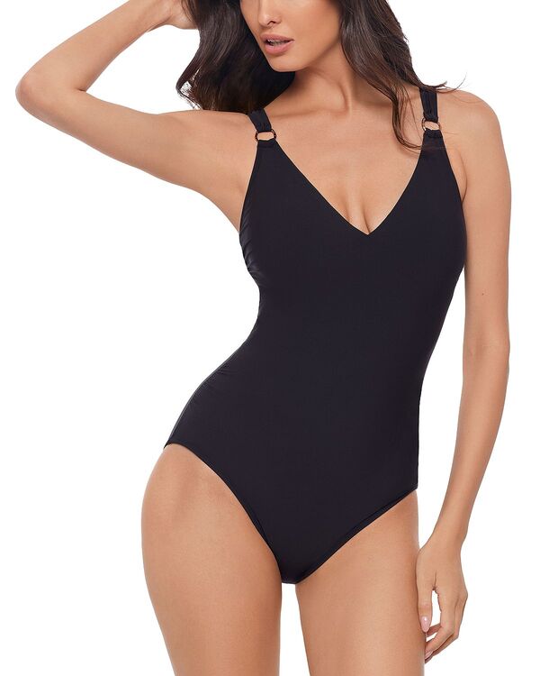 マジックスーツ レディース 水着 上下セット Magicsuit Solidakota One Piece Swimsuit Black ブラック