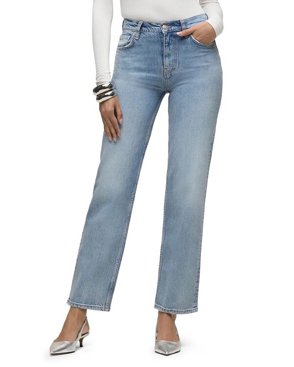 ハドソン レディース ボトムス デニムパンツ ジーンズ Hudson High-Rise Straight Jeans in Spritzer