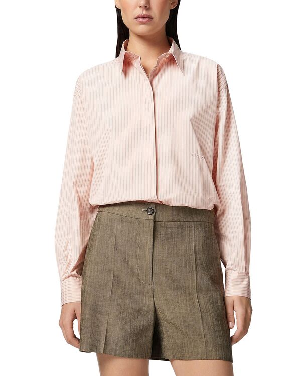 ピンコ レディース トップス シャツ PINKO Bridport Striped Shirt Pink/Brown ピンク 30,420円