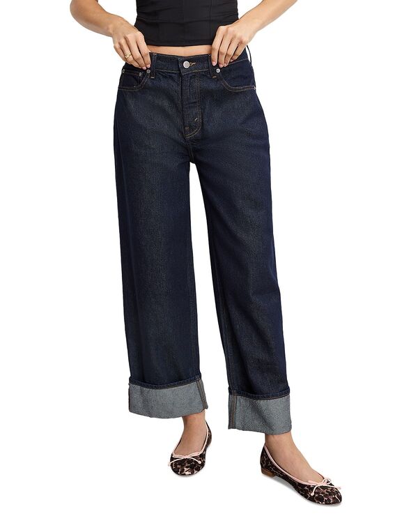 グッドアメリカン レディース ボトムス デニムパンツ ジーンズ Good American Good Standard Baggy Cuffed Jeans indigo1006 Indigo1006 23,288円