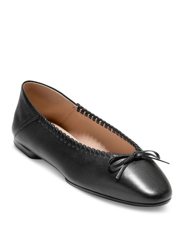 コールハーン レディース シューズ パンプス Cole Haan Women's Jaya Travel Ballet Flats Black Leather ブラック