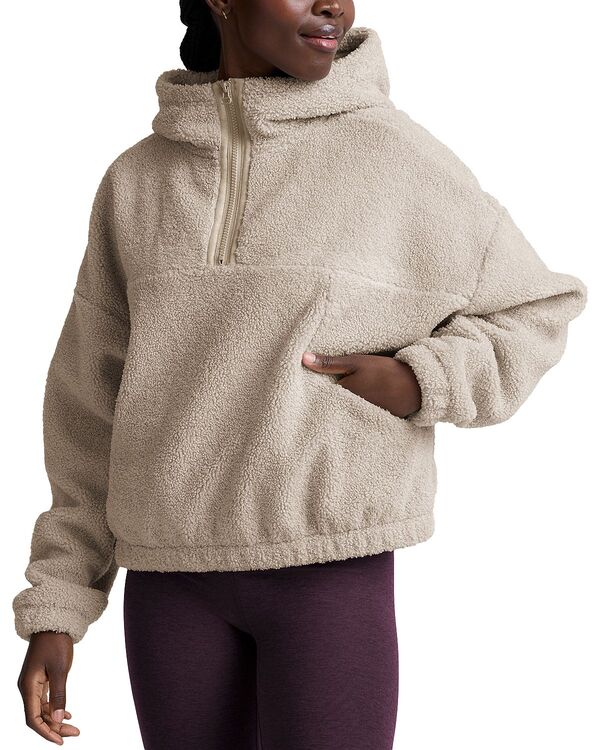 ビヨンドヨガ レディース アウター パーカー・スウェット ハーフジップ Beyond Yoga Unity Quarter Zip Hoodie Nude Tint