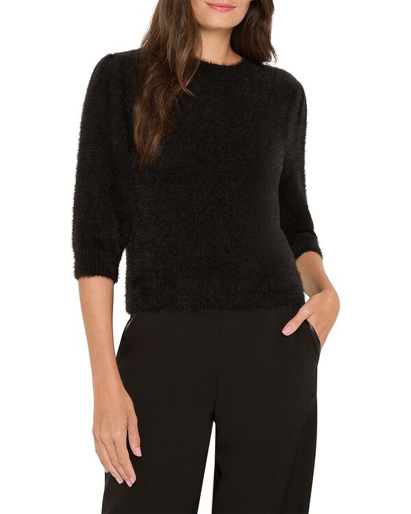 ニックプラスゾーイ レディース アウター ニット・セーター NIC+ZOEyelash Textured Sweater Black Onyx ブラック
