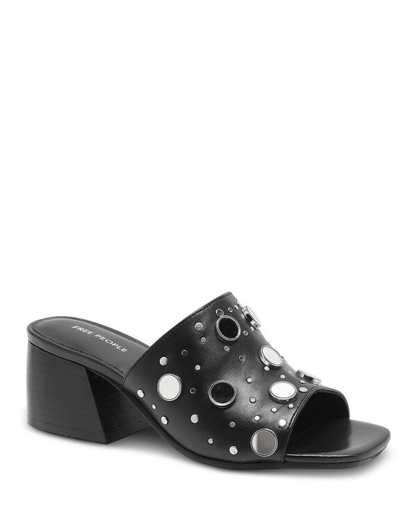 フリーピープル レディース シューズ サンダル Free People Women's Mirage Mules Black Leather ブラック|ReVida 店