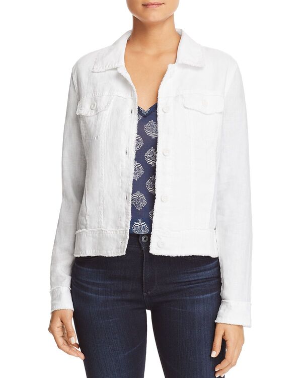 トッミーバハマ レディース アウター 上衣・上衣 リネン Tommy Bahama Two Palms Raw-Edge Linen Jacket White 白いこと