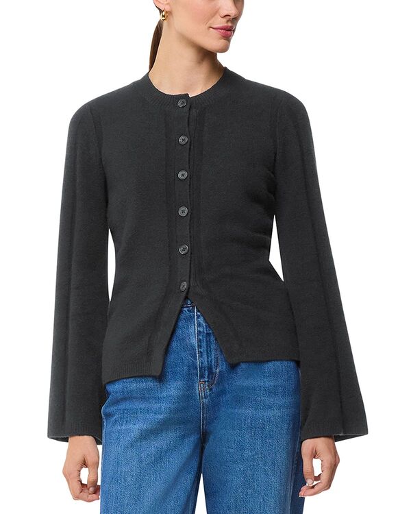 ホイッスルズ レディース アウター カーディガン セーター Whistles Wide Sleeve Cardigan Sweater Black ブラック