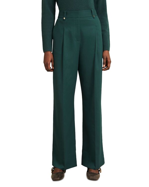 ホッブスロンドン レディース ボトムス カジュアルパンツ ワイドレッグ HOBBS LONDON Lucile Wide Leg Pants Ponderosa|ReVida 店