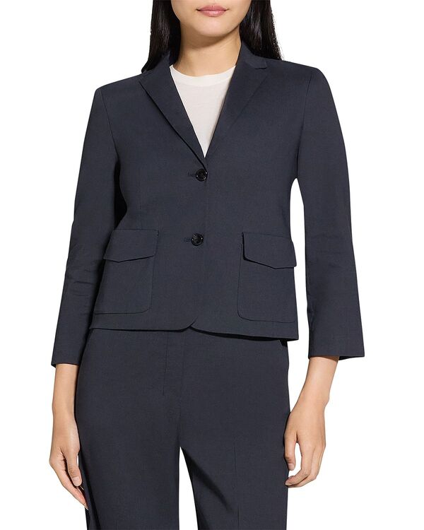行動論理 レディース アウター 上衣・上衣 スポーツジャケット Theory Shrunken Fit Blazer Concord