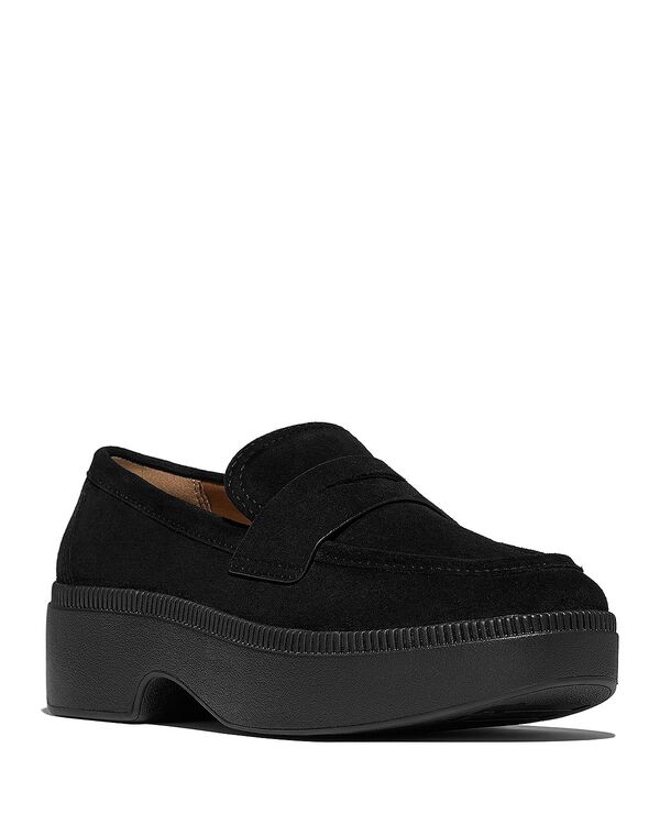 フィットフロップ レディース シューズ パンプス FitFlop Women's Luma Demi Wedge Flats All Black ブラック