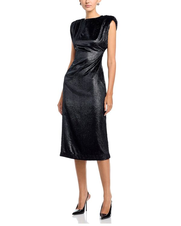 エリアスターズ レディース トップス 衣装 トール 天鵞絨 Area Stars Metallic Velvet Dress Black 黒いこと
