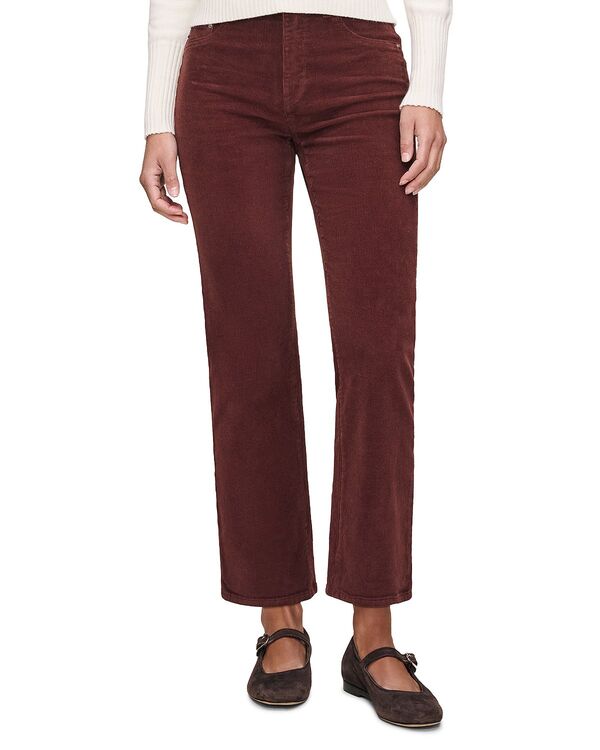 ディーエル 1961 レディース ボトムス デニムパンツ コーデュロイ アンクル ジーンズ DL1961 Patti High Rise Ankle Straight Corduroy Jeans in Syrah