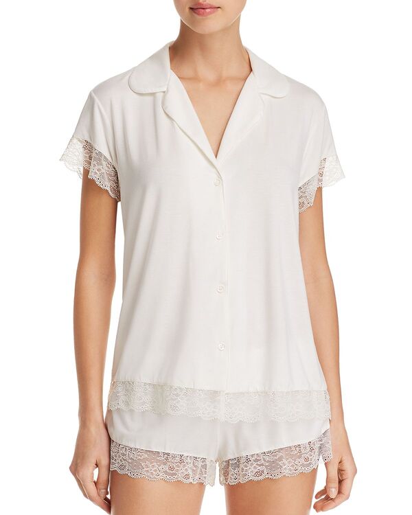 エバージェイ レディース アンダーウェア ナイトウェア レース Eberjey Malou Lace Short PJ Set Ivory アイボリー 29,770円