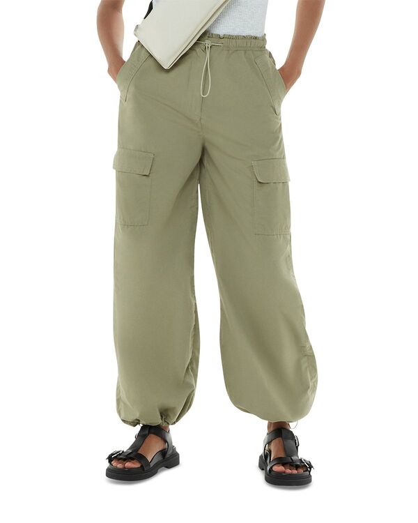 ホイッスルズ レディース ボトムス カジュアルパンツ Whistles Pipparachute Trousersage Green グリーン