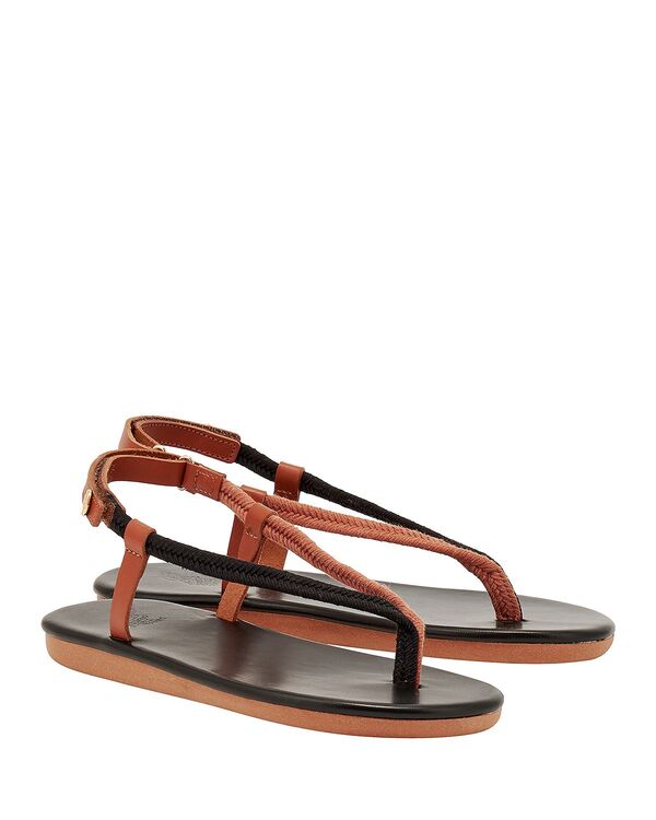 アンシエントグリークサンダル レディース シューズ Ancient Greek Sandals Women's Zoi Sandals Black/Tan ブラック