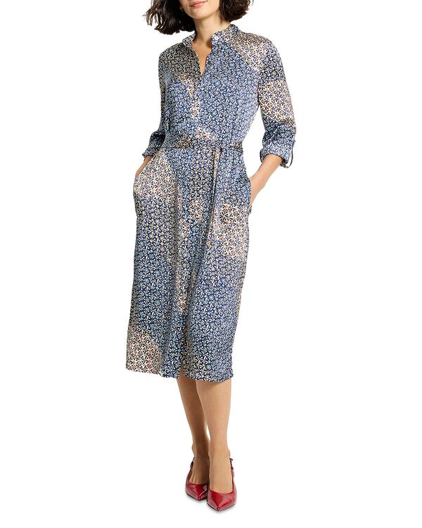 ニックプラスゾーイ レディース トップス シャツ NIC+ZOE Blair Monogramix Shirtdress Blue Multi ブルー