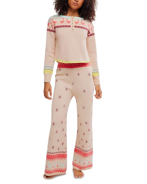 フリーピープル レディース アウター ニット・セーター Free People Dream Whispersweater Knit Pajama Set Flock Tales