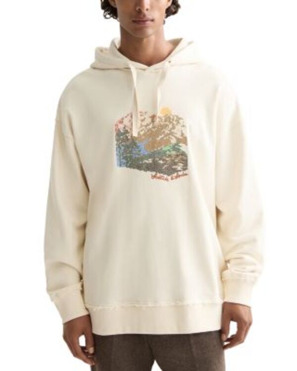 スコッチアンドソーダ メンズ アウター パーカー・スウェット リラックスフィット 刺繍 Scotch \u0026 Soda Relaxed Fit Embroidered Hoodieggnog