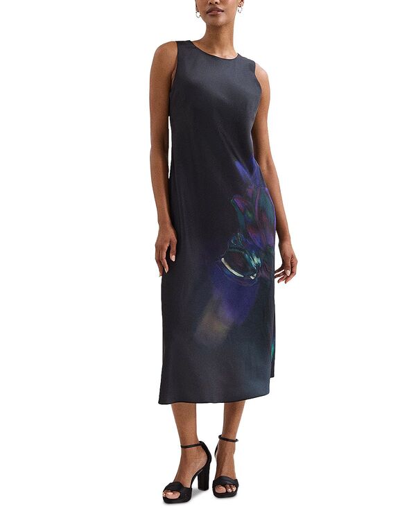 フェイズ・エイト レディース トップス ワンピース フラワー柄 フラワー Phaseight Felicity Floral Dress Black ブラック｜ReVida 店