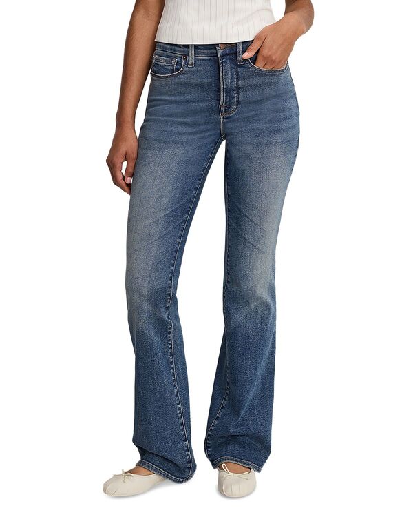 グッドアメリカン レディース ボトムス デニムパンツ ブーツカット ブーツ ジーンズ Good American Good Classic Bootcut Jeans indigo1128 Indigo1128|ReVida 店