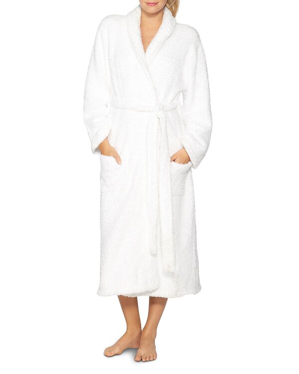ベアフットドリームス レディース アンダーウェア ナイトウェア BAREFOOT DREAMS CozyChic Adult Robe White ホワイト