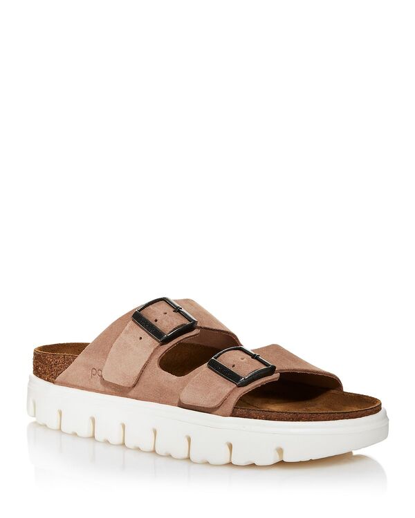 ビルケンシュトック レディース シューズ サンダル Birkenstock Women's Arizona Chunky Buckled Slide Sandals Beige ベージュ