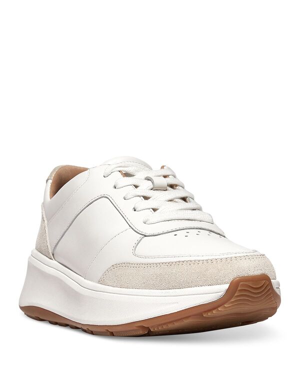 フィットフロップ レディース シューズ スニーカー プラットフォーム レース FitFlop Women's F-Mode Lace Up Low Toplatform Sneakers Urban White ホワイト