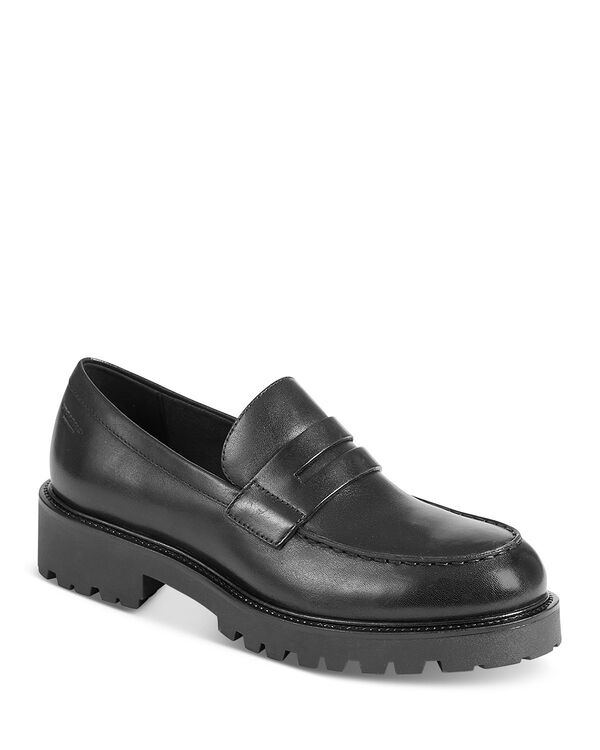 ヴァガボンド レディース シューズ スリッポン・ローファー Vagabond Shoemakers Vagabond Women's Kenova Moc Toe Penny Loafers Black ブラック