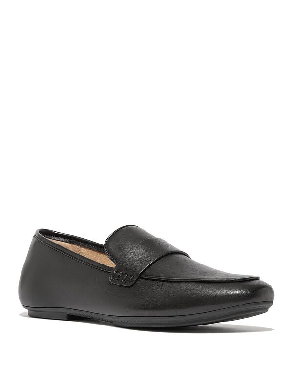 相応うフロップ レディース シューズ スリッポン・ローファー FitFlop Women\u0027s Delicato Loafers Black 黒いこと 靴-レディース靴
