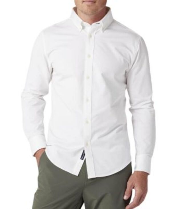 ミズンメイン メンズ トップス シャツ オックスフォード Mizzen+Main Ellis Oxford Solid Shirt White ホワイト