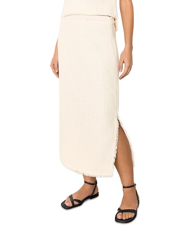 ホイッスルズ レディース ボトムスカート Whistles Lucie Boucle Pencil Skirt Ivory アイボリー