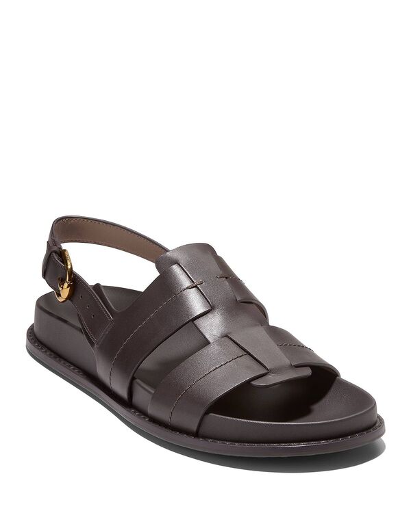 コールハーン レディース シューズ サンダル Cole Haan Women's Marlee Fisherman Sandals Dark Chocolate Leather チョコレート
