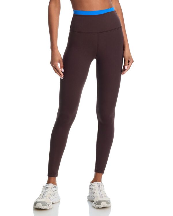 スピリッツフィフティファイブ レディース ボトムス レギンス ハイウエスト Splits59 Dual High Waist Airweight 7/8 Leggings Dark Chocolate/Classic Blue ブルー