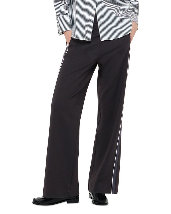 ホイッスルズ レディース ボトムス カジュアルパンツ ストレート Whistles Edie Striped Straight Leg Pants Black/Multi ブラック