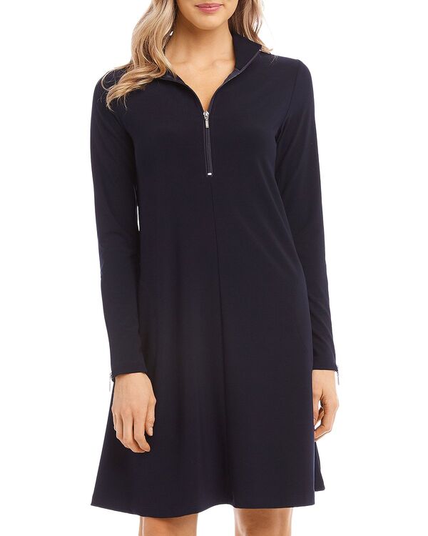 カレンケーン レディース トップス 衣装 Karen Kane Zip Up Travel Dress Black 黒いこと