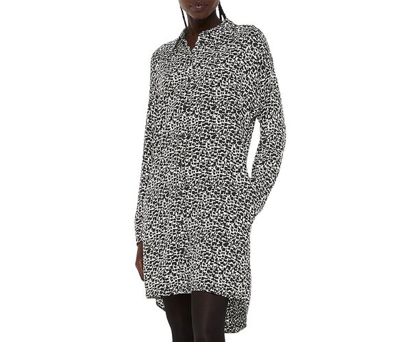 ホイッスルズ レディース トップス ワンピース プリント Whistles Helena Scratch Print Dress Blackwhite｜ReVida 店