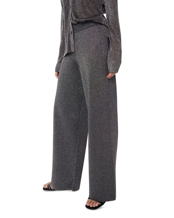 ホイッスルズ レディース ボトムス カジュアルパンツ ニット Whistlesparkle Knitted Trousers Black/Multi ブラック｜ReVida 店