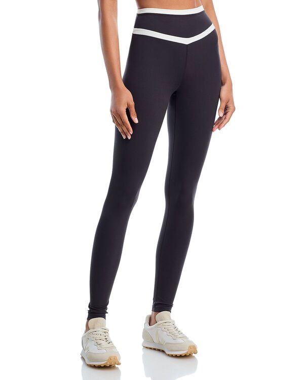 スピリッツフィフティファイブ レディース ボトムス レギンス ハイウエスト Splits59 Mason High Waist Rigor Fullength Leggings Graphite/White ホワイト