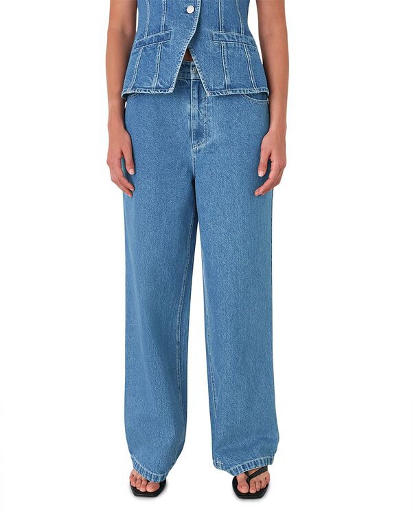 ホイッスルズ レディース ボトムス デニムパンツ ストレート ジーンズ Whistles Relaxed Straight Leg Jeans in Denim デニム