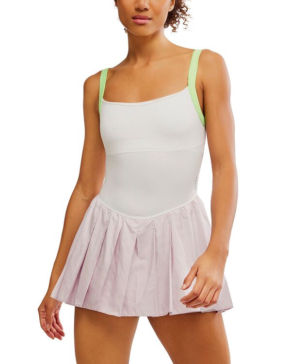 フリーピープル レディース トップス ワンピース Free People Swing Of Things Color Block Dress Lavender Glaze ラベンダー