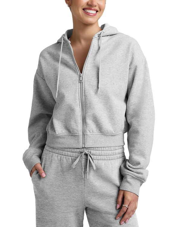 ビヨンドヨガ レディース アウター パーカー・スウェット フリース Beyond Yoga Luxefleece Zip Up Hoodie Light Heather ヘザー｜ReVida 店 16,186円