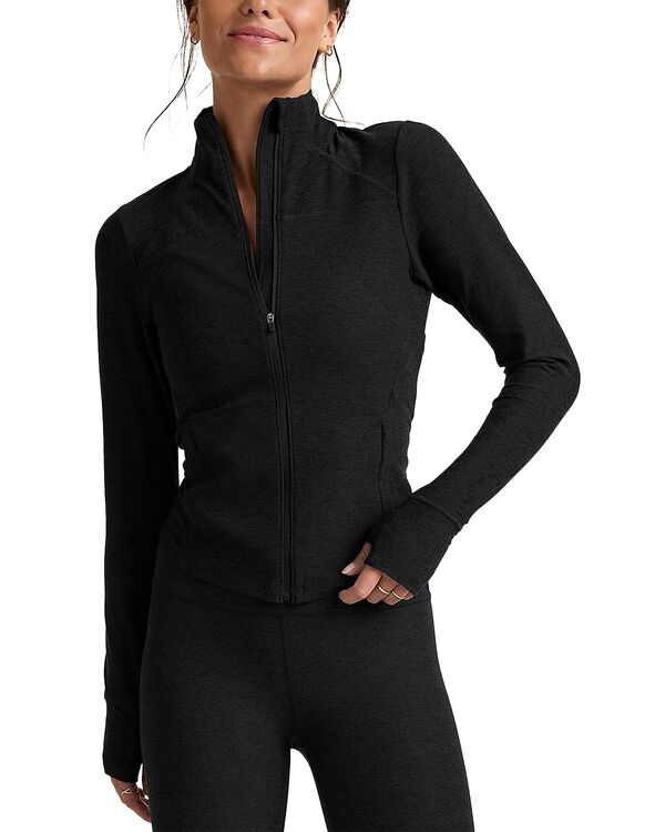 ビヨンドヨガ レディース アウター ジャケット・ブルゾン Beyond Yoga Space Dye Trails Jacket Darkest Night｜ReVida 店